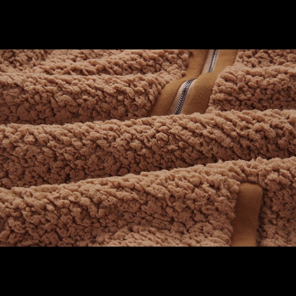 Brown fleece jacket - Picture 4 of 5